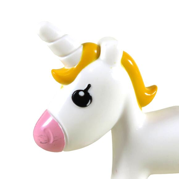 Unicorn Corn Cob Holders Set of 3- White Pink Yellow Kitchen Gadgets - Picture 7 of 11